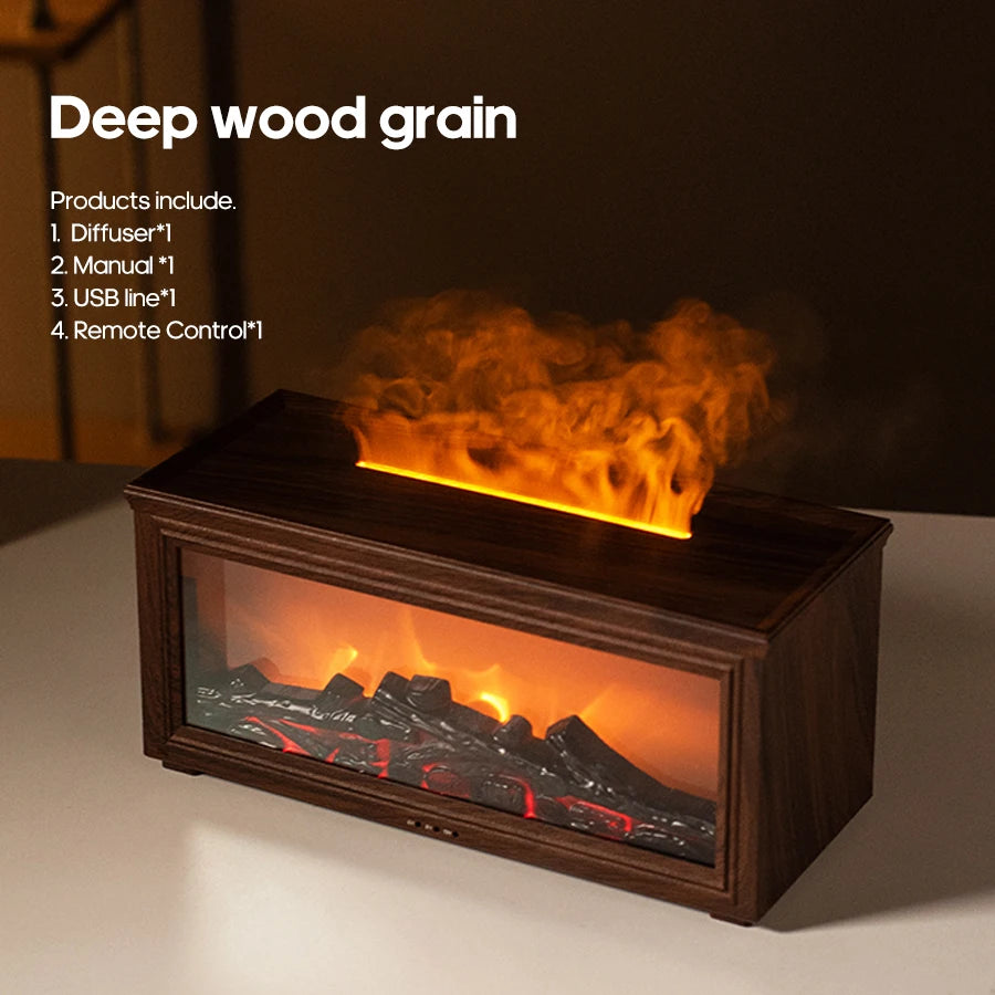 EmberMist™ – The Fireplace Flame Humidifier for Cosy Home Ambience