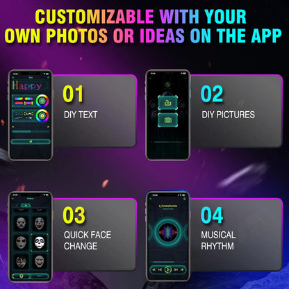 VYBEFACE™ – The LED Mask That Moves With Your Mood