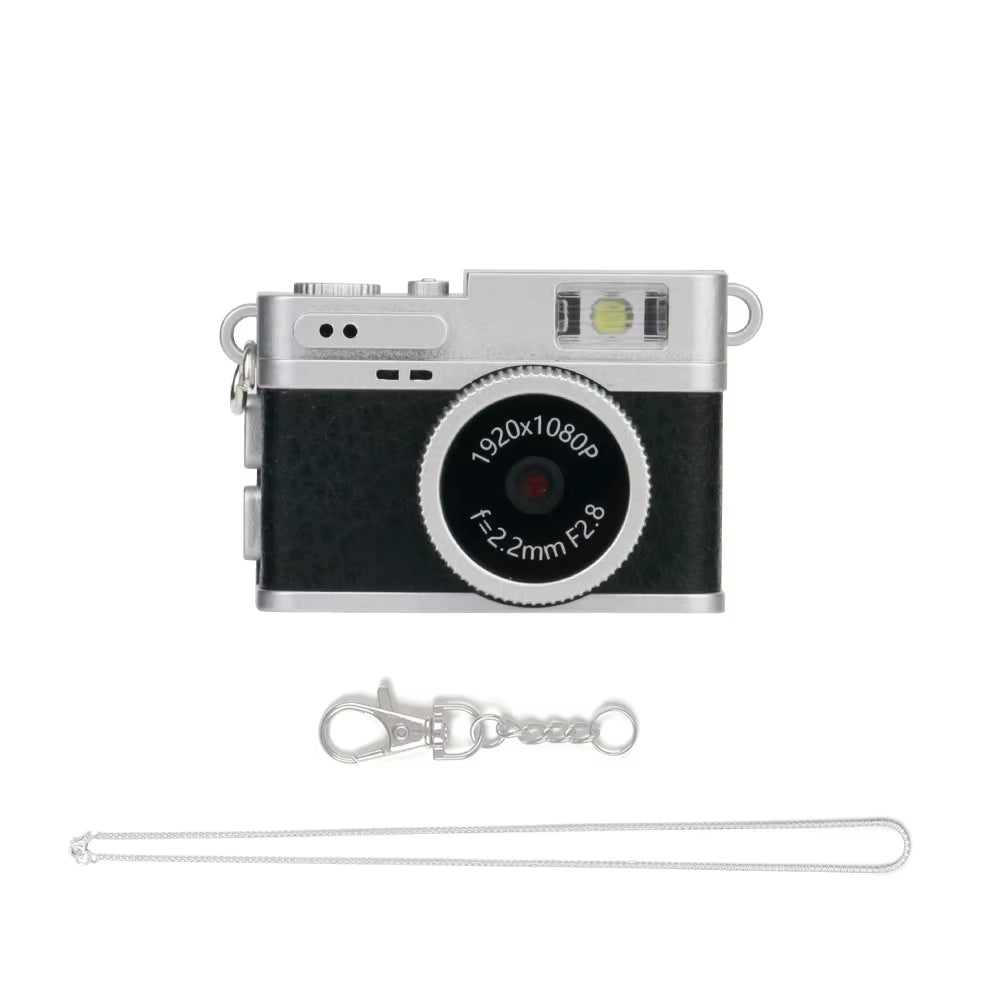 PixelSnap™ Retro Pocket Digital Camera  1080P Mini Video Camera with IPS Display & LED Flash