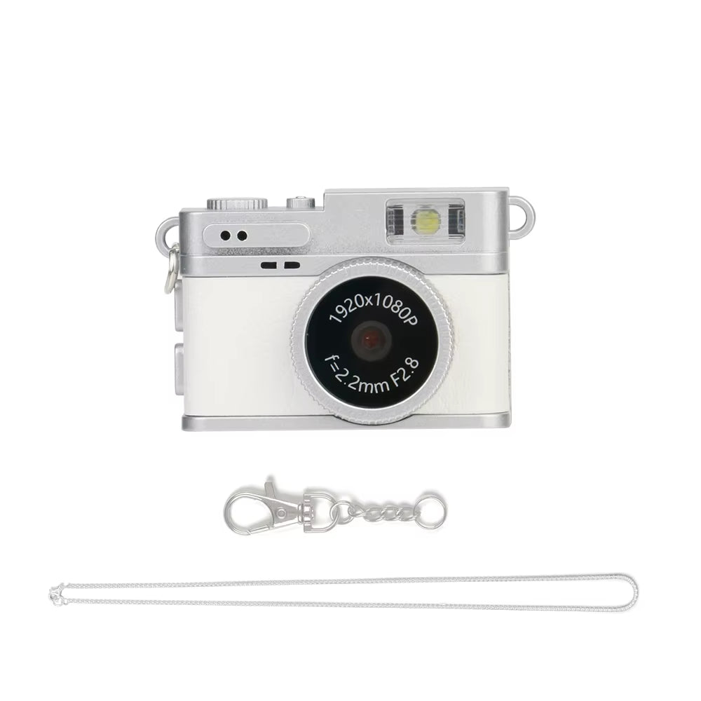 PixelSnap™ Retro Pocket Digital Camera  1080P Mini Video Camera with IPS Display & LED Flash