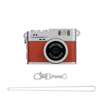 PixelSnap™ Retro Pocket Digital Camera  1080P Mini Video Camera with IPS Display & LED Flash