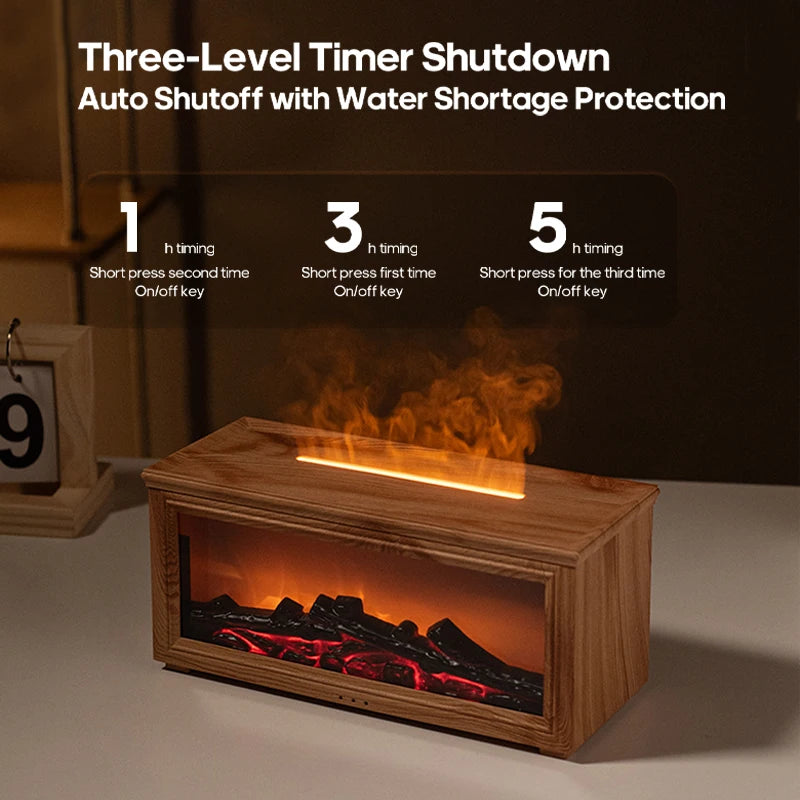 EmberMist™ – The Fireplace Flame Humidifier for Cosy Home Ambience