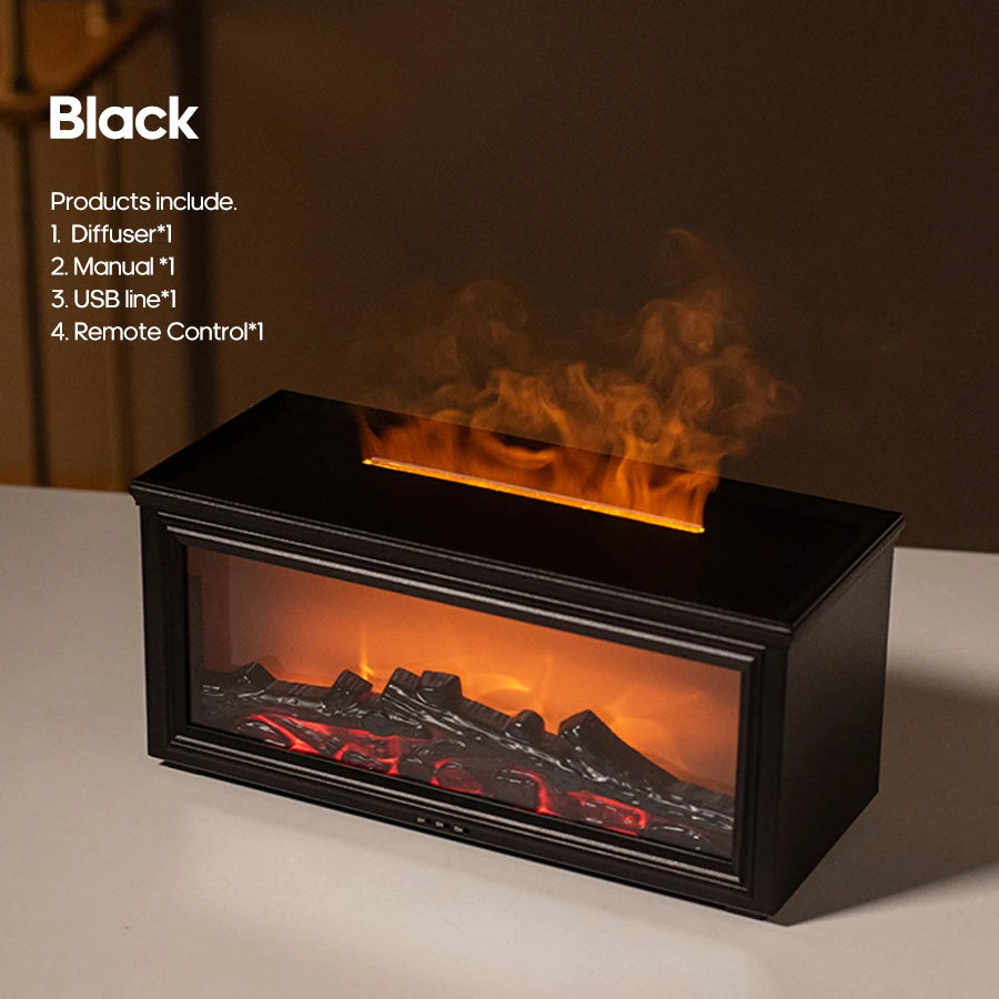 EmberMist™ – The Fireplace Flame Humidifier for Cosy Home Ambience