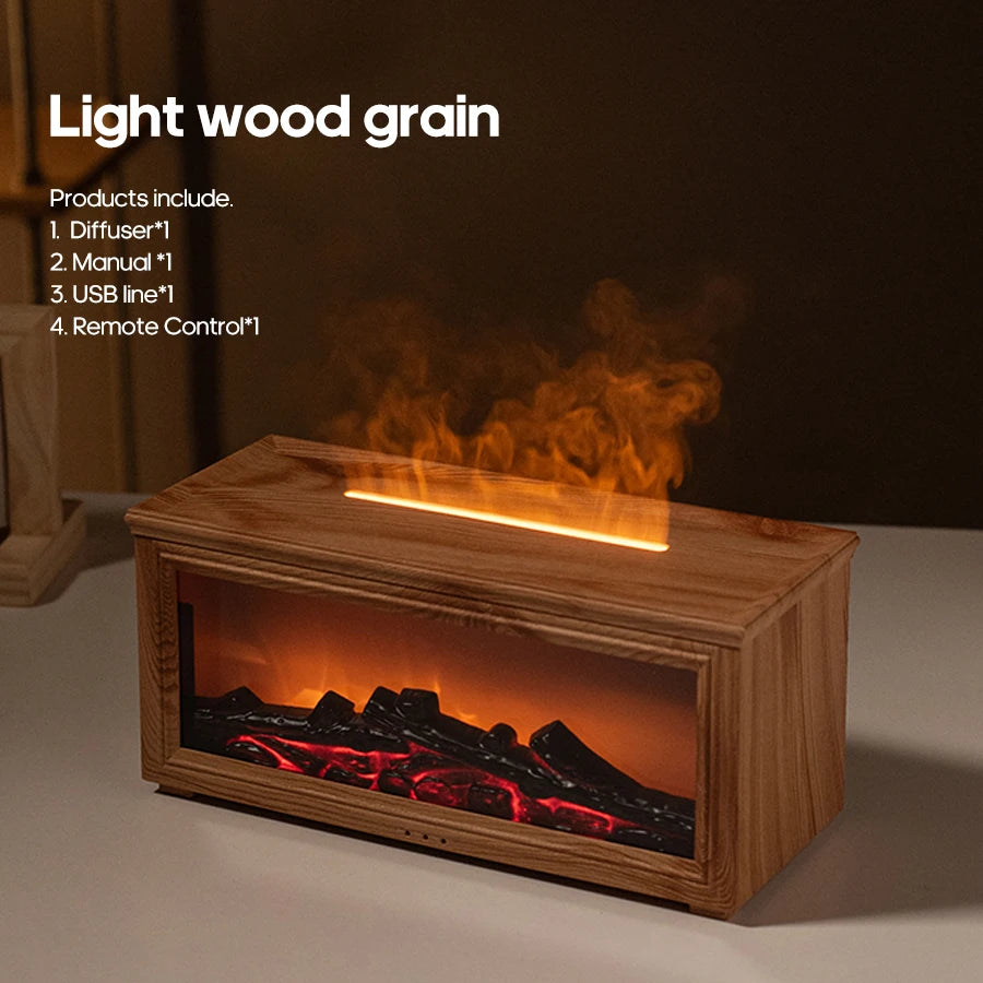 EmberMist™ – The Fireplace Flame Humidifier for Cosy Home Ambience