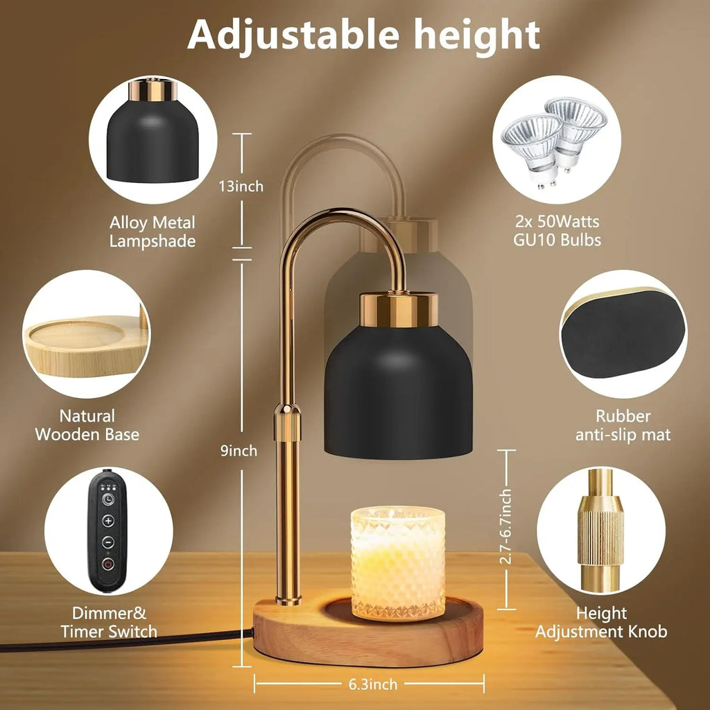 AuraGlow™ – The Flameless Candle Warmer Lamp for Luxury Home Fragrance