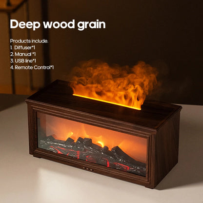 EmberMist™ – The Fireplace Flame Humidifier for Cosy Home Ambience