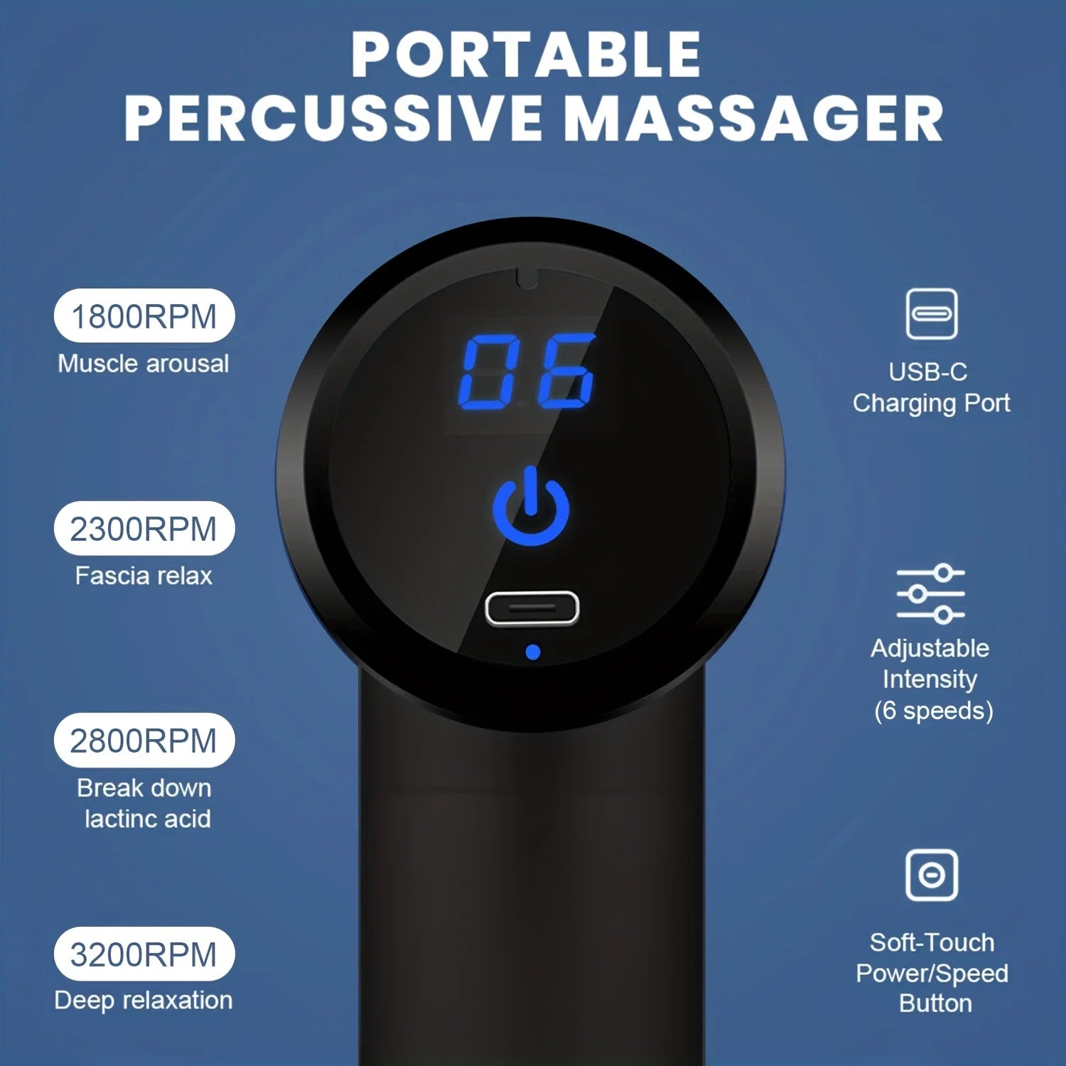 PowerPulsePro™ - On-the-Go Massage Gun