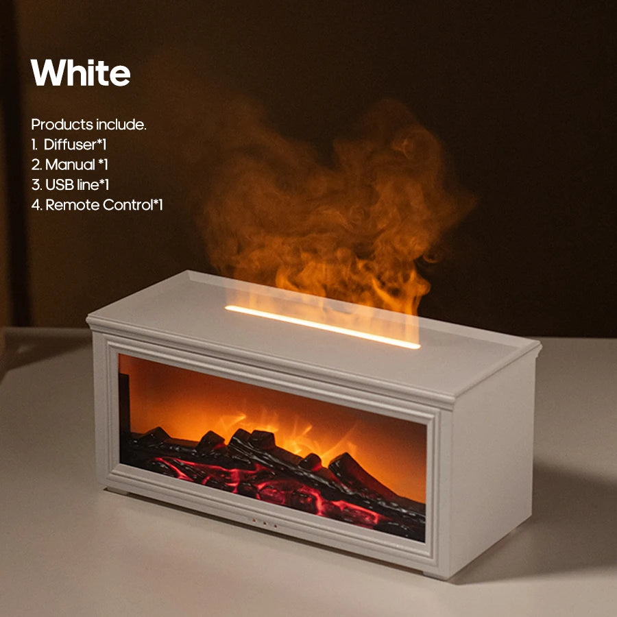 EmberMist™ – The Fireplace Flame Humidifier for Cosy Home Ambience
