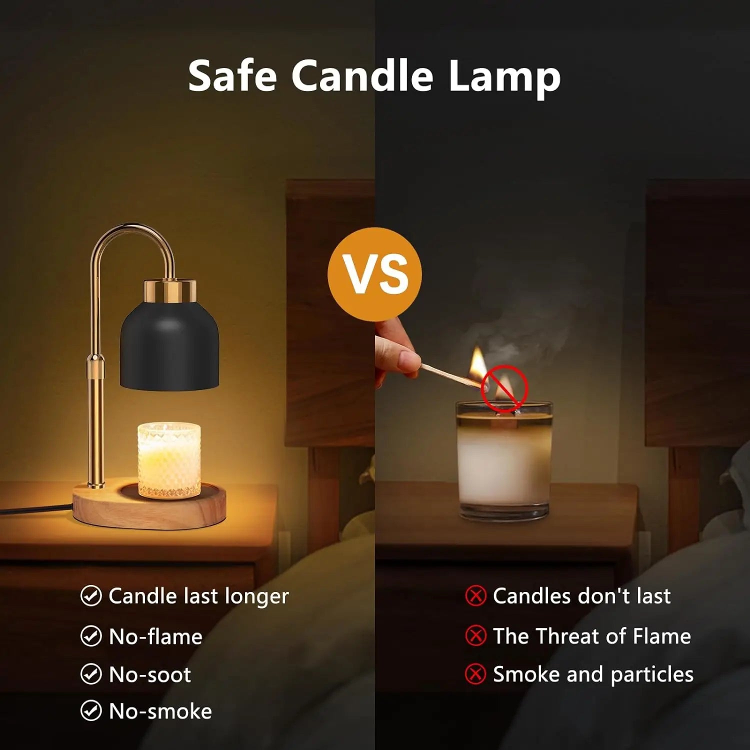 AuraGlow™ – The Flameless Candle Warmer Lamp for Luxury Home Fragrance