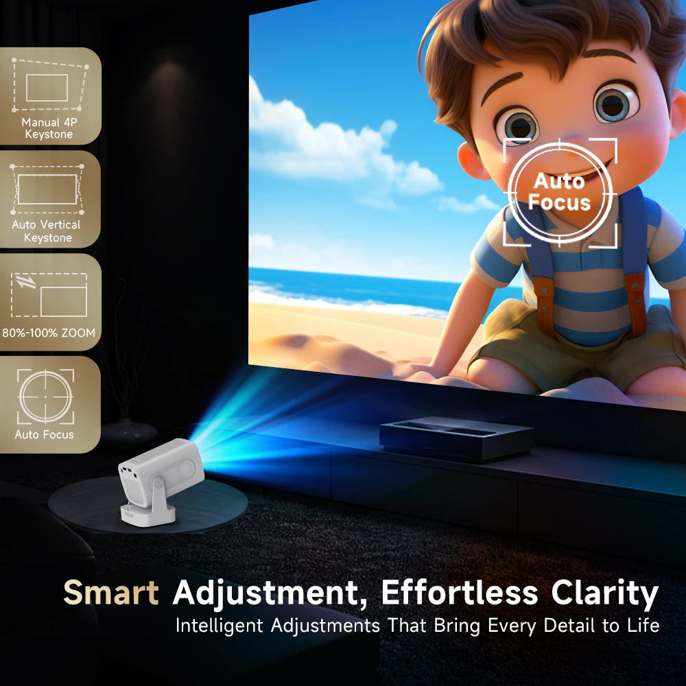 Magcubic HY310 Mini Projector 4K™ - The Smart 4K Mini Projector with Auto-Focus Precision & Android 11 Power