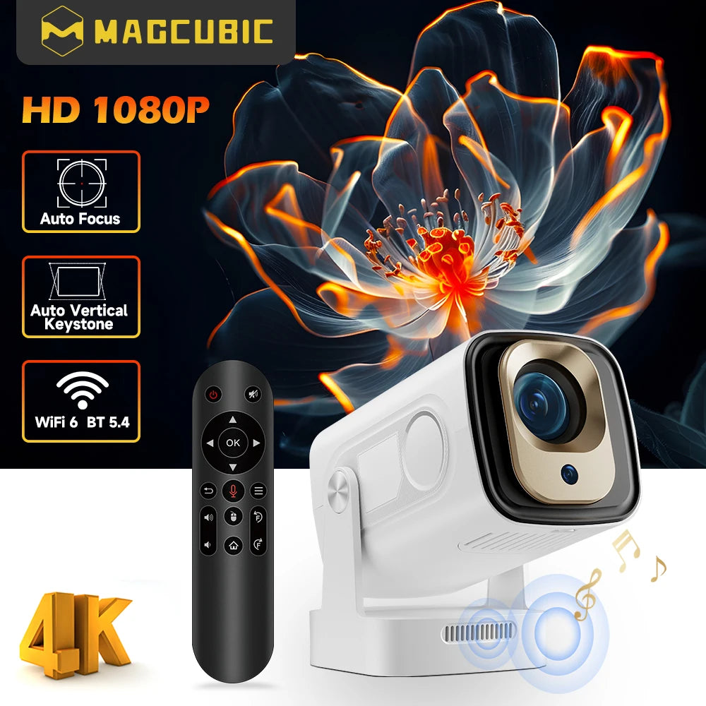 Magcubic HY310 Mini Projector 4K™ - The Smart 4K Mini Projector with Auto-Focus Precision & Android 11 Power
