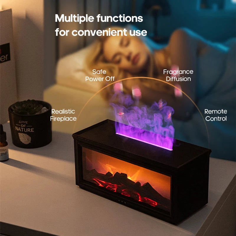 EmberMist™ – The Fireplace Flame Humidifier for Cosy Home Ambience