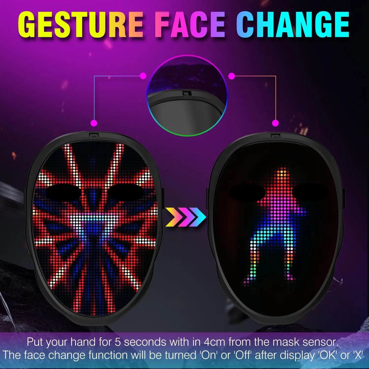 VYBEFACE™ – The LED Mask That Moves With Your Mood
