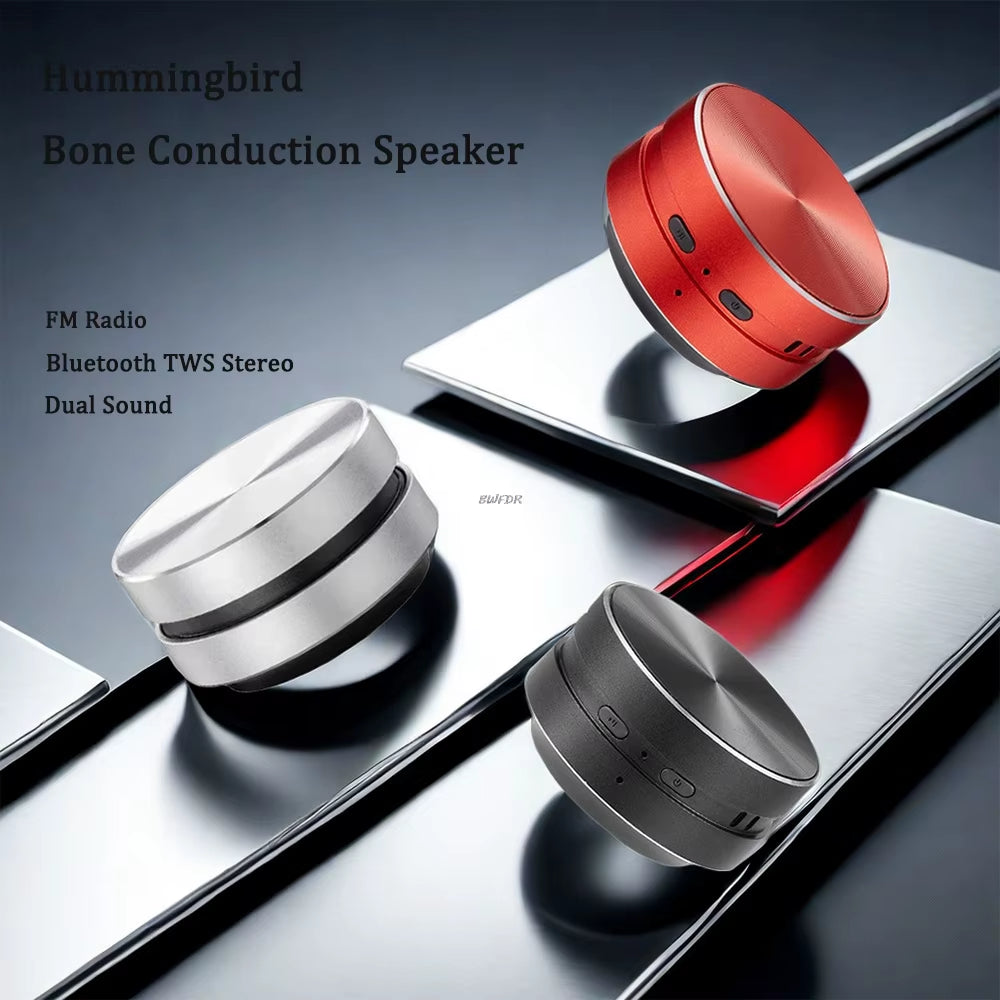 VibeWave™ Bone Conduction Bluetooth Speaker – TWS Wireless Stereo Sound™ Bone Conduction Hummingbird Bluetooth Speaker