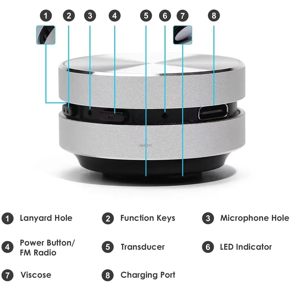 VibeWave™ Bone Conduction Bluetooth Speaker – TWS Wireless Stereo Sound™ Bone Conduction Hummingbird Bluetooth Speaker
