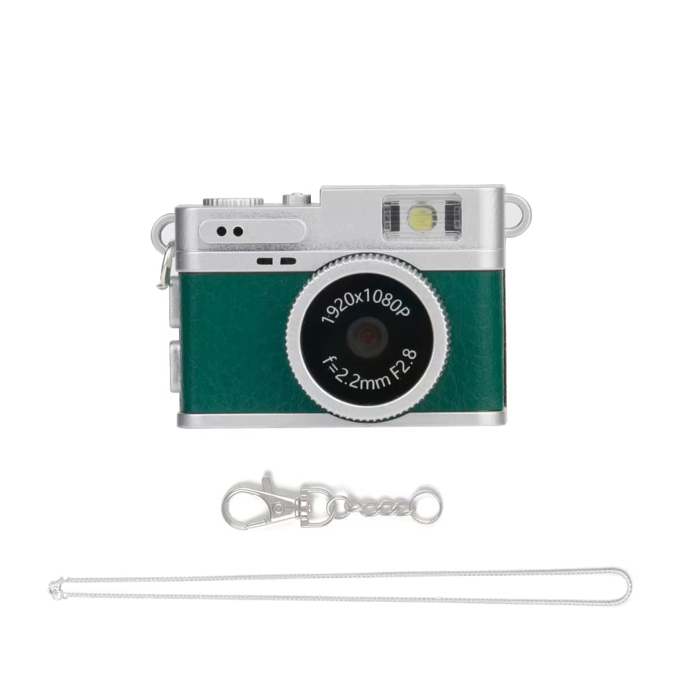 PixelSnap™ Retro Pocket Digital Camera  1080P Mini Video Camera with IPS Display & LED Flash