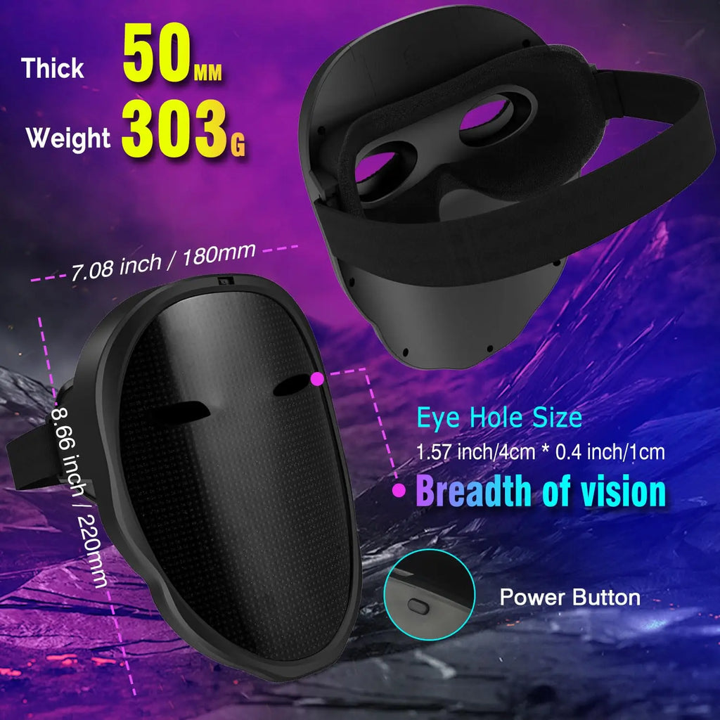 VYBEFACE™ – The LED Mask That Moves With Your Mood